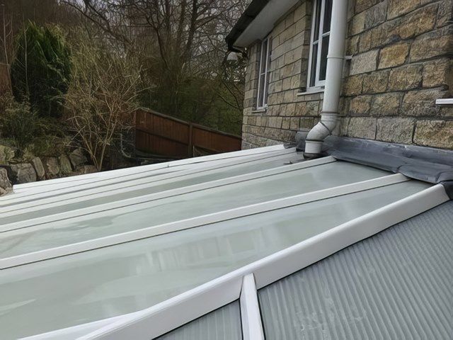 Conservatory Roof before Cleaning