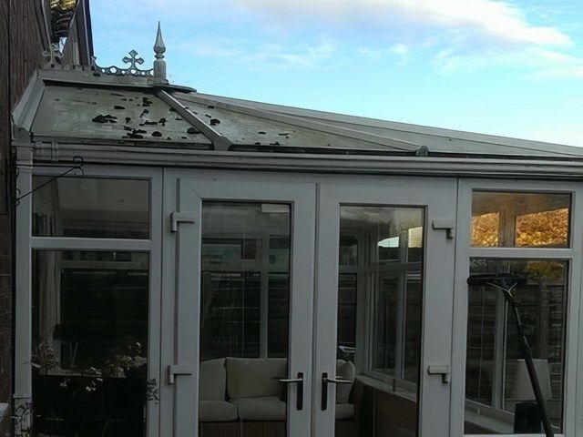 Conservatory Before Cleaning